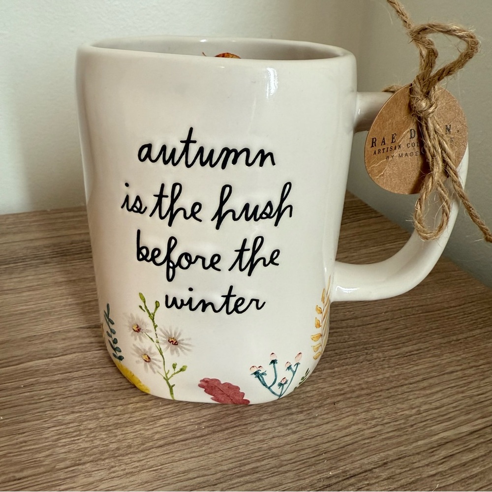 RAE DUNN “autumn is the hush before the winter” Mug